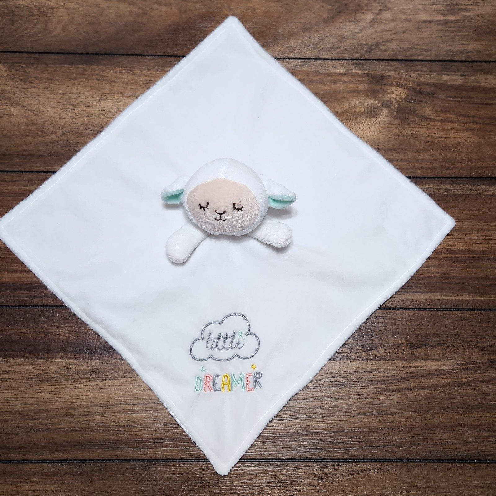 BabyStarters Little Dreamer Infant Security Lamb Blanket